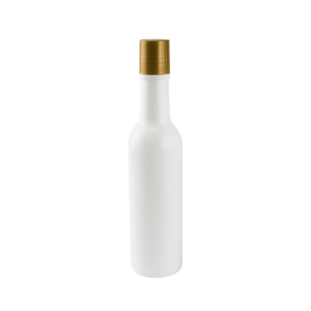 BOTOL HDPE 250ML [BULAT] - K4320 WHITE