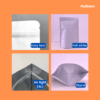 ZIPLOCK MATTE ALUMINIUM FOIL : ZL-AL WHITE - Thumbnail Image 2