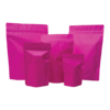 ZIPLOCK MATTE ALUMINIUM FOIL : ZL-AL PINK - Thumbnail Image 1